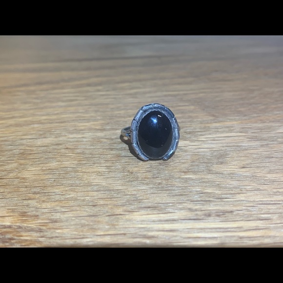 Sterling silver and obsidian - Picture 2 of 8